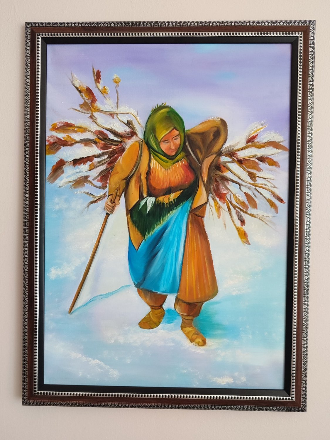 Odun Taşıyan Kadın — Ahmet Özçelik